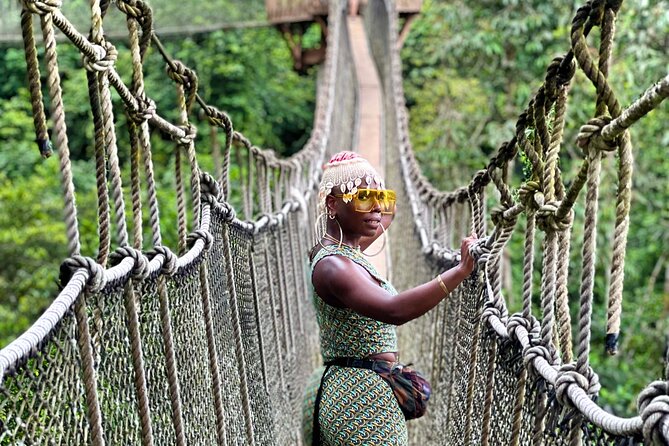 3 Days Accra City Tour & Cape Coast Tour - Day two: Kakum’s canopy bridges above the forest
