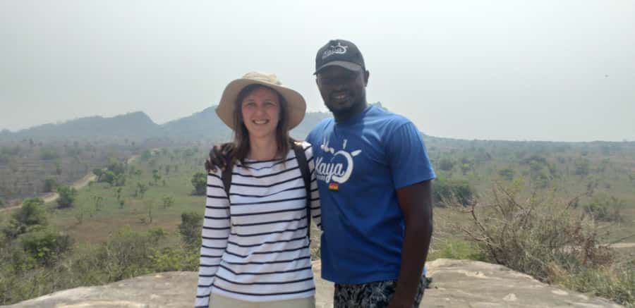 Accra: Shai Hills, Caves & Boat Full-Day Eco-Friendly Tour - The hill climb and views over the reserve