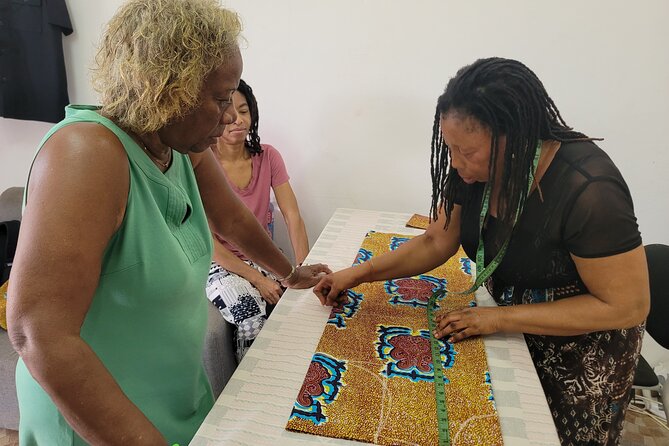 African custom clothing making experience with fabric tour - What the $240 price really includes