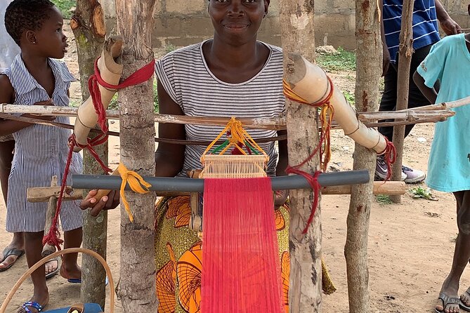 Cultural Village Tour: Traditional Naming Ceremony - Choosing between pottery, beads, and kente