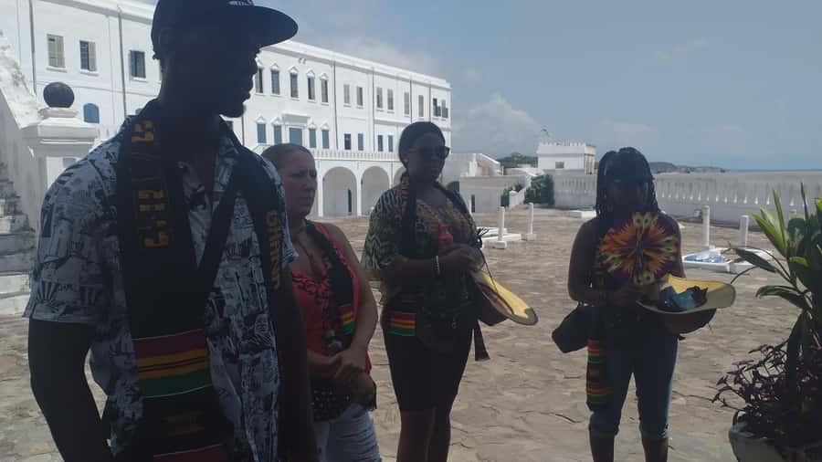 From Accra: Cape Coast Slave Dungeons Heritage Tour & Lunch - Lunch with African flavors during a busy day