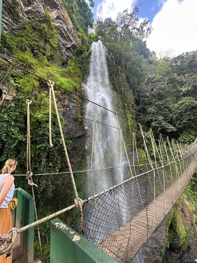 Ghana: 2-Day Monkey Sanctuary, Waterfall and Hiking Tour - The Ote Falls canopy walk