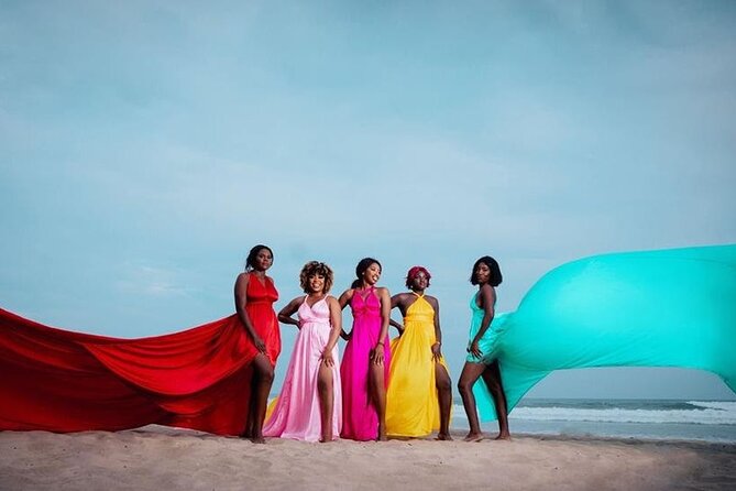 Luxury Flying Dress Photoshoot in Accra - Why Independence Square makes a useful starting point