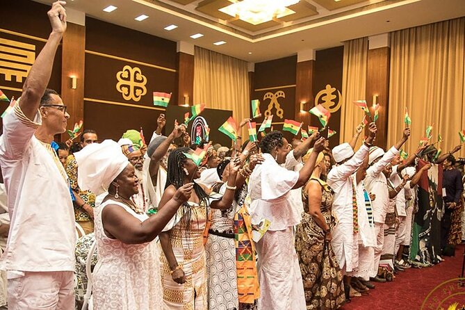 Naming Ceremony and Heritage Homecoming Experience for Diasporas - Ghanaian cloth, beads, Kente, and your certificate