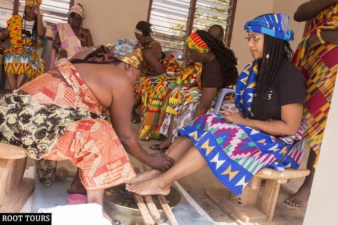 Traditional Naming Ceremony For African Americans In Kumasi - Adanwomase Kente and the cocoa farm